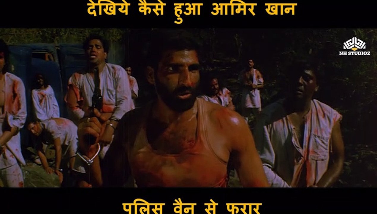 Aamir khan Escape Scene | Baazi (1995) |   Aamir Khan | Mamta Kulkarni | Paresh Rawal   | Bollywood Movie Scene |