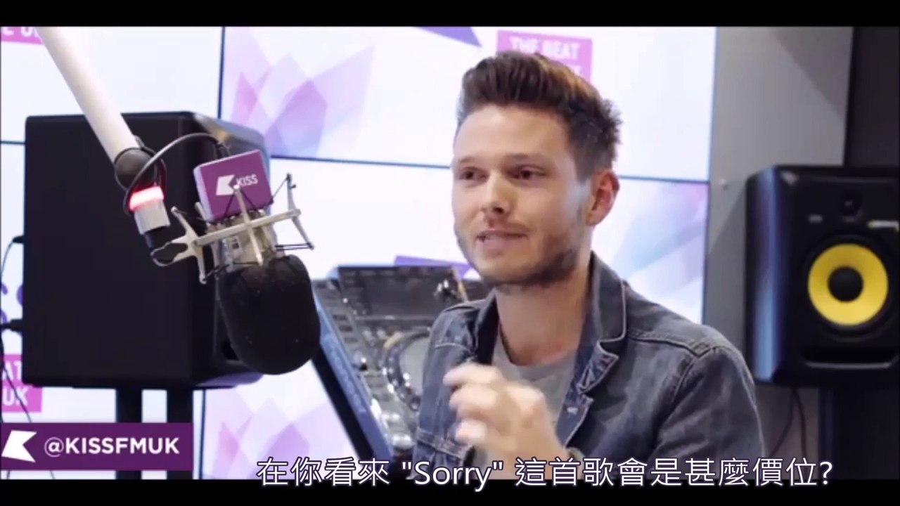 【字幕】Justin Bieber at Kiss FM  2015.10