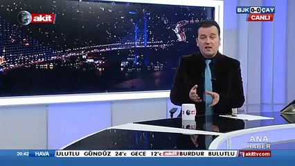 Akit TV Ana Haber spikeri havadan sudan konuştu