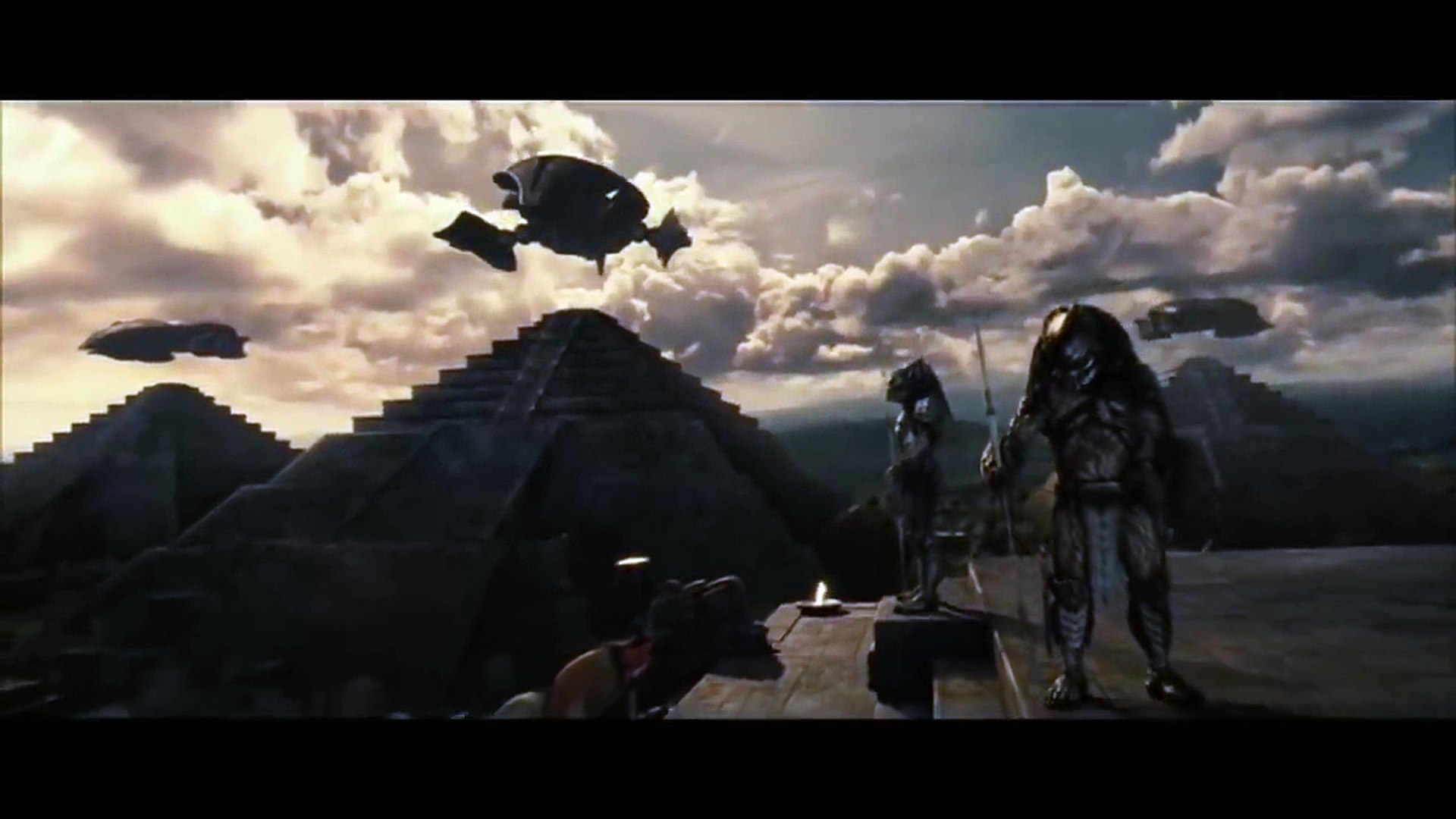 ALIEN Vs. PREDATOR Pyramid Scene (2004) Sci Fi Horror