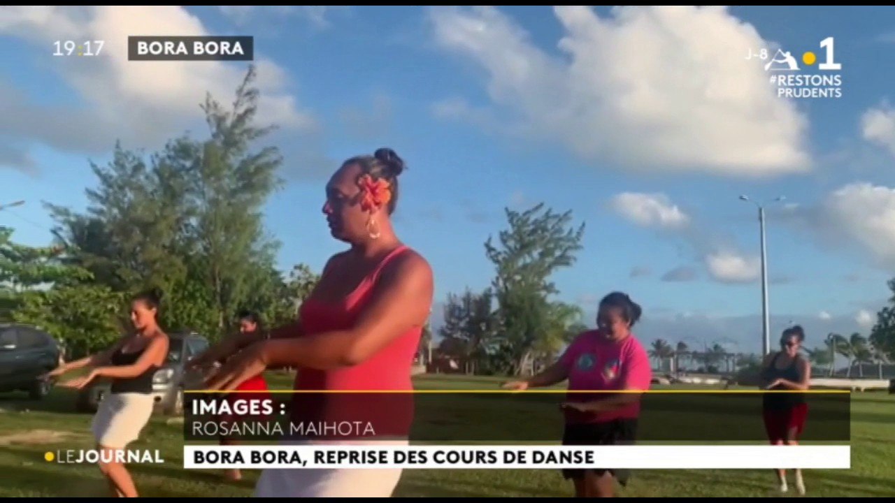 Les cours de danse reprennent et c'est la vie qui reprend son cours à Bora Bora