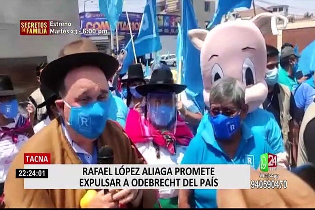 Elecciones 2021: Rafael López Aliaga promete expulsar a Odebrecht de llegar a la presidencia