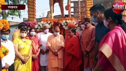 मुख्यमंत्री ने अवंतीबाई की मूर्ति पर किया माल्यार्पण