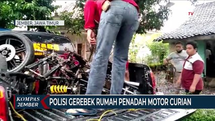 Polisi Gerebek Rumah Penadah Curanmor, 20 Motor Diamankan
