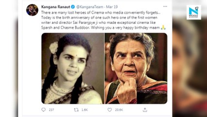 Kangana remembers cinema’s lost heroes, pens birthday wish for 1st woman writer