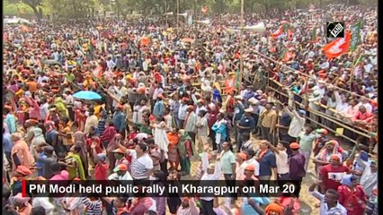 ‘Give us 5 years, we will sacrifice our lives for you’: PM Modi in Kharagpur