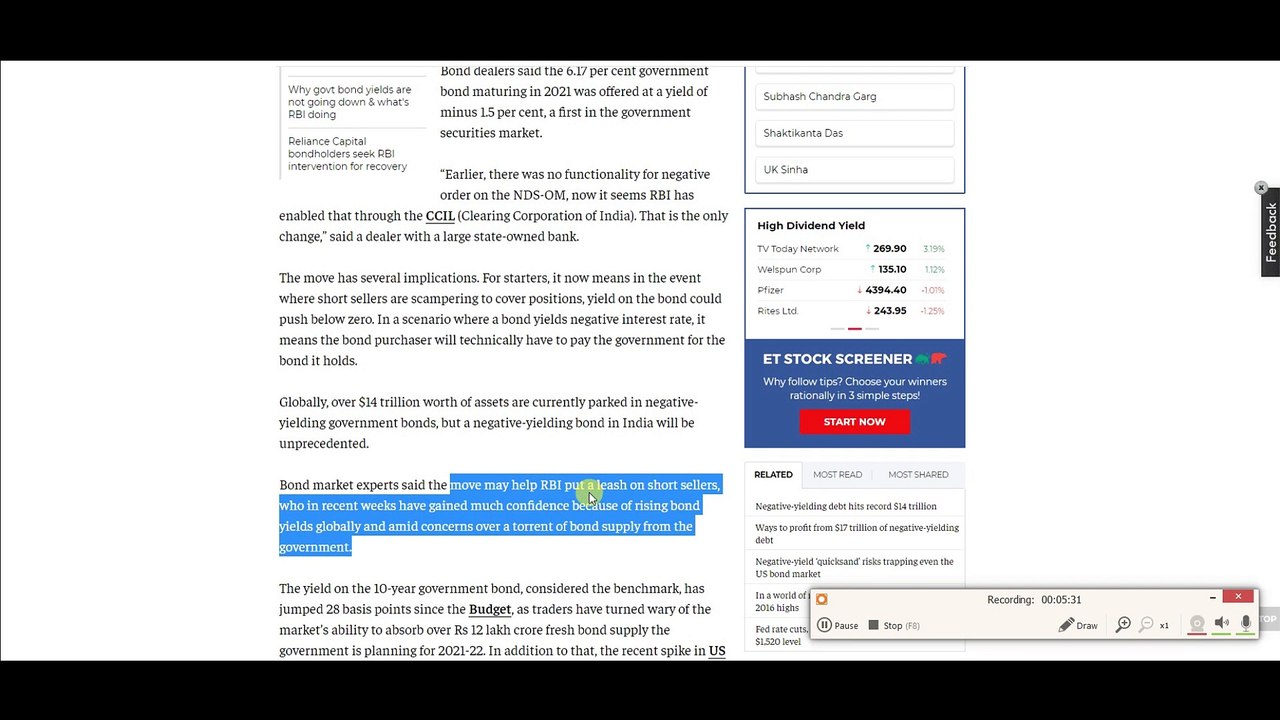 Nifty & Bank Nifty Effect of Bond Yields | What is Bond Yields | USA 10 Year Bond Yields