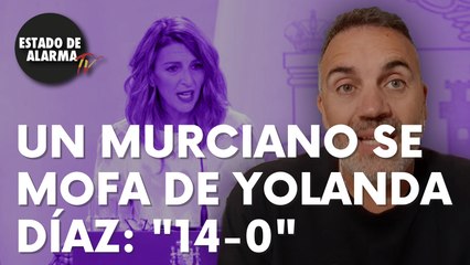 Un murciano ‘encabronao’ se mofa de la comunista Yolanda Díaz, actual ministra de Trabajo