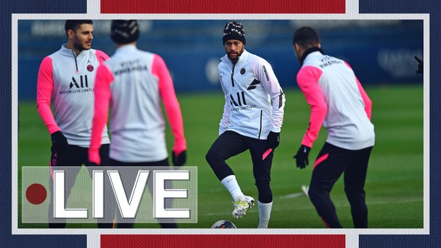 Replay : Entrainement avant Olympique Lyonnais - Paris Saint-Germain