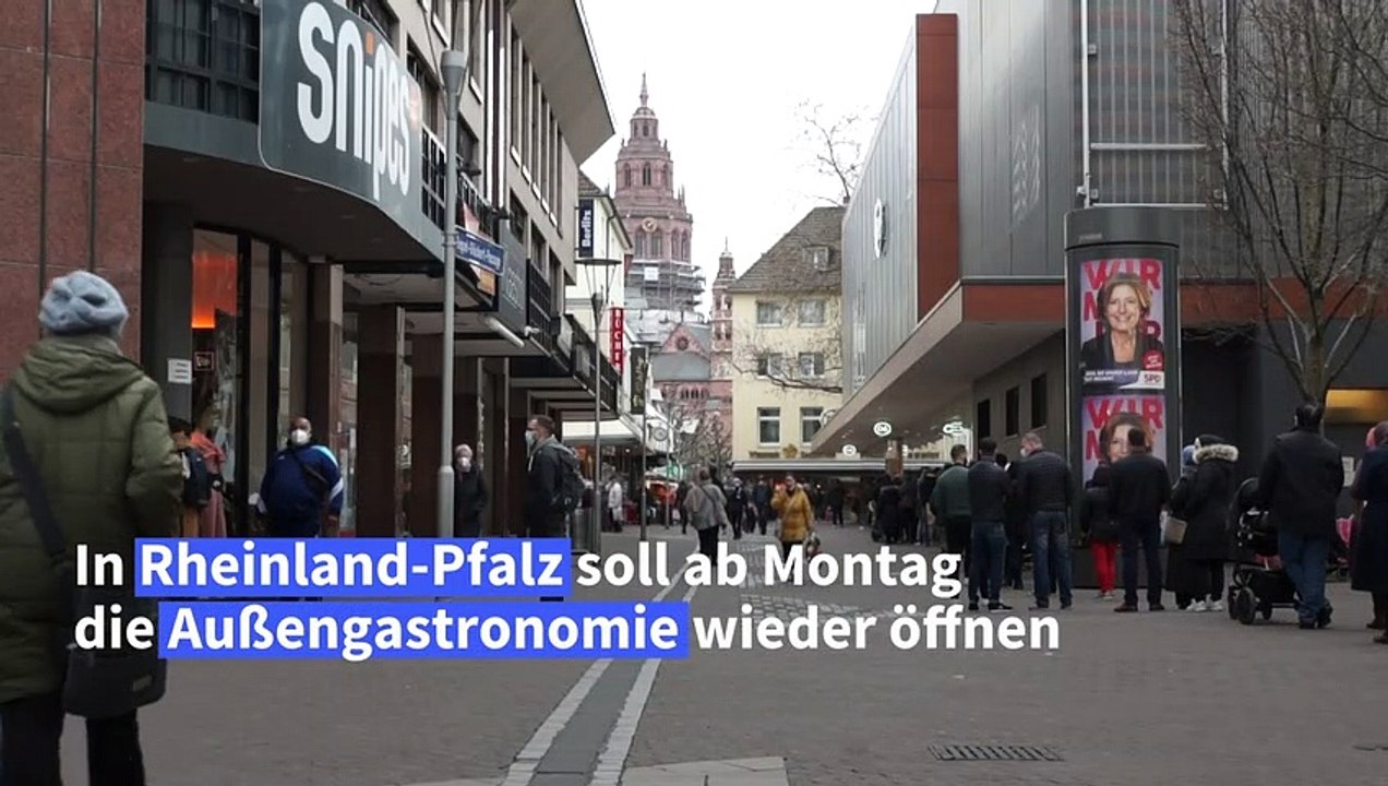 Rheinland-Pfalz will Außengastronomie wieder öffnen