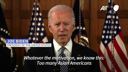 Biden condemns anti-Asian violence after Atlanta shootings
