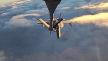 Türk Hava Kuvvetleri, ABD savaş uçaklarına uluslararası hava sahasında yakıt ikmali yaptı