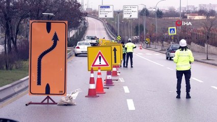 Başkent köprülerinde derz yenileme çalışmaları devam ediyor