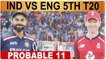 India 5th T20யில் வெல்லுமா ? IND vs ENG Predictable Playing 11 | OneIndia Tamil