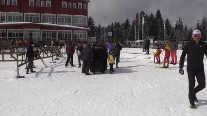 Kayaklı Koşu FIS Balkan Kupası yarışmaları yapıldı