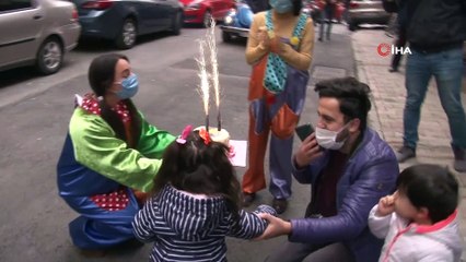 Down sendromlu minik Ahsen'e doğum günü sürprizi