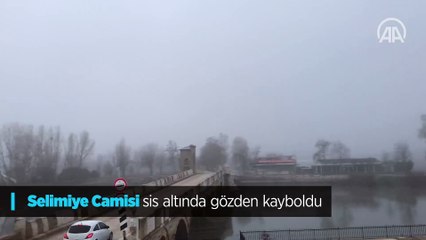 Selimiye Camii sisle perdelendi