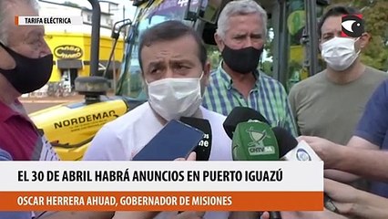 El 30 de abril habrá anuncios en Puerto Iguazú