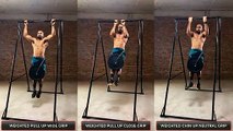 Foldable Pull Up Bar Stand exercises