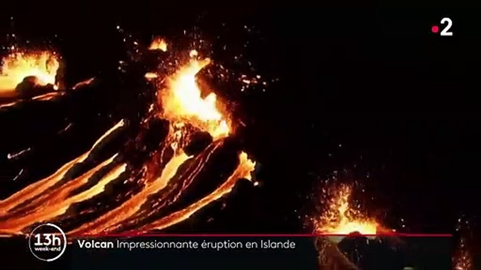 Islande Un Volcan Entre En Eruption Pres De La Capitale Video Dailymotion