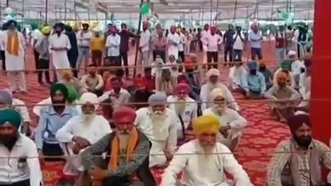 गौटिया में हुई किसान महापंचायत हजारों की संख्या में पहुंचे किसान