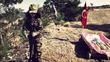 Baba-kızın 18 Mart videosu herkesi duygulandırdı