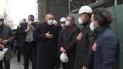 Cumhurbaşkanı Erdoğan, AKM'de incelemelerde bulundu (2)