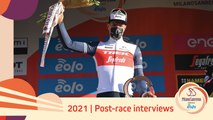 Milano-Sanremo presented by EOLO 2021 | Post-race interviews