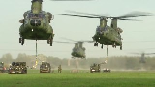 Heavy Delivery_ Dutch CH-47 Chinooks Sling Load Training