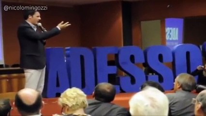 Matteo Renzi e le sue dichiarazioni sul Ponte sullo Stretto di Messina.