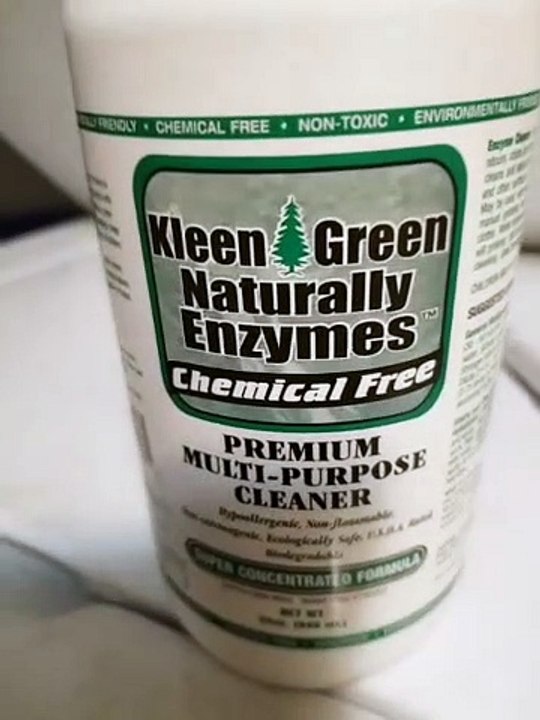 Kleen green enzyme liquid review, 40 dilution, how I use it video
