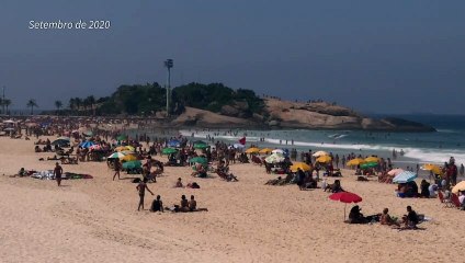 RJ: praias vazias para frear infecções