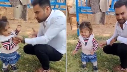 Minik çocuğa şiddet görüntüleri sosyal medyayı ayağa kaldırdı