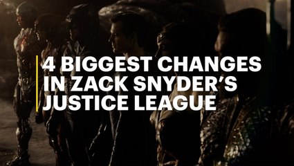 The Biggest Difference Between Zack Snyder 'Justice League' And The Original Film