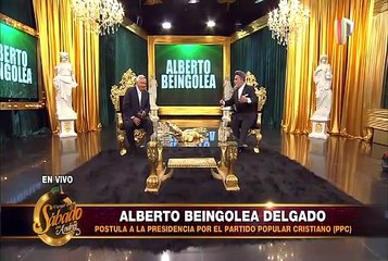 Alberto Beingolea llegó a  “Porque Hoy es Sábado con Andrés”