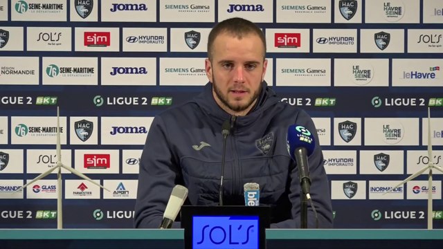 Après HAC - Sochaux (0-2), réaction de Victor Lekhal
