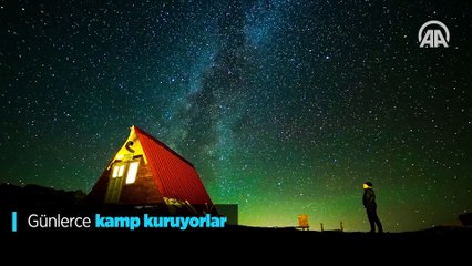 "Bulut denizi" için Kaçkarlar'da nöbet tutuyorlar