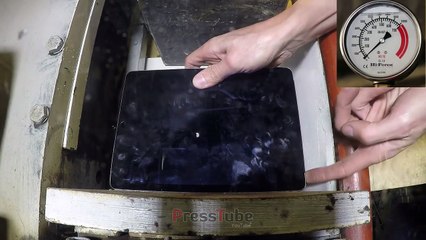 Ipad 2'ye 9 bin ton basınç uygulanırsa ne olur? İşte sonuç