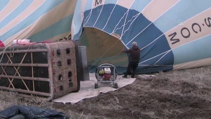 Kapadokya'da down sendromlu çocuklar sıcak hava balon turuna katıldı