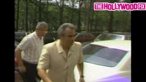 Mob Boss John Gotti Enjoys His Last Moments Of Freedom While Arriving To Appeals Court In Brooklyn