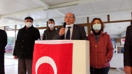 Balıkesir'de 'taciz' suçundan aklanan site yönetimi başkanı basın açıklaması yaptı