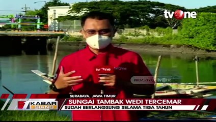 Diselimuti Gelombang Buih Tebal, Sungai Tambak Wedi Tercemar