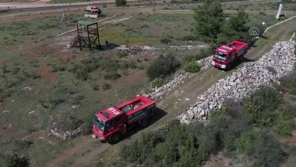 Son dakika haberleri... "Alev savaşçıları" şehit babalarından aldıkları bayrağı gururla taşıyor