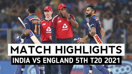 India vs England | 5th T20 2021 | Full Match Highlights