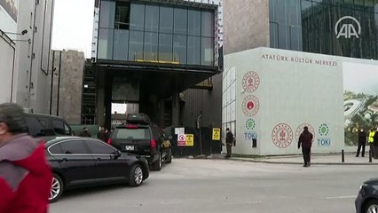 Cumhurbaşkanı Erdoğan, AKM'de incelemelerde bulundu