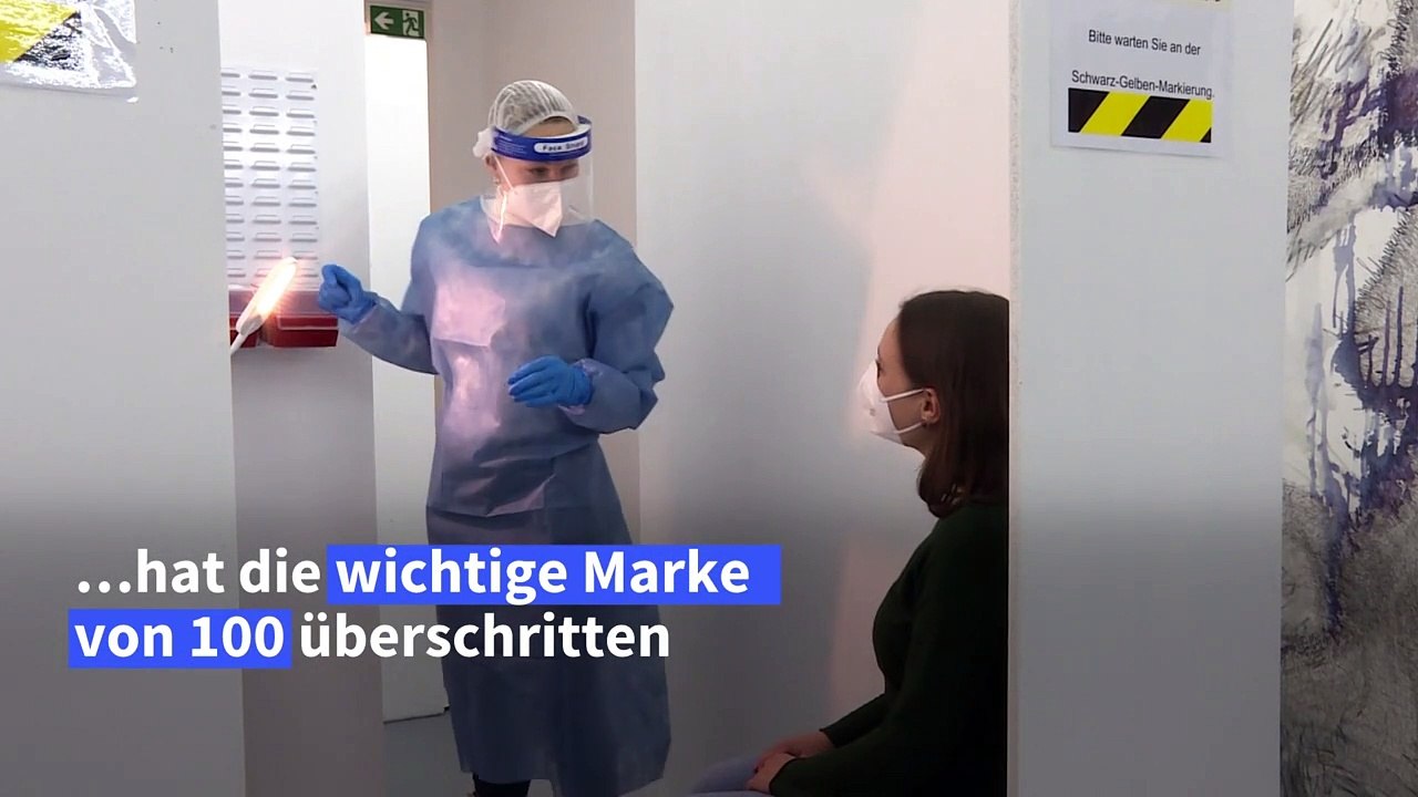 Corona-Inzidenz übersteigt kritische Marke von 100