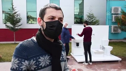 ÇORUM - Üniversite öğrencileri 'Gri Su Tek' sistemiyle yüzde 40 su tasarrufu hedefliyor