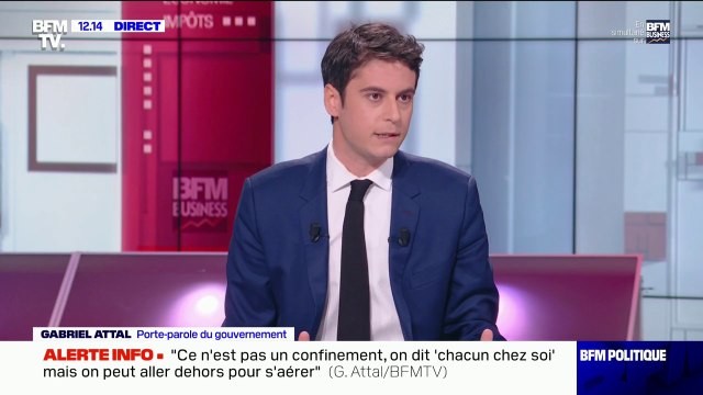 Il y a des denrées qui sont périssables : Gabriel Attal explique le choix des commerces qui peuvent ouvrir