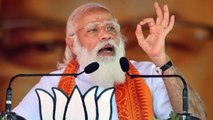 BJP works on schemes, TMC works on scams: PM Modi at Bankura rally