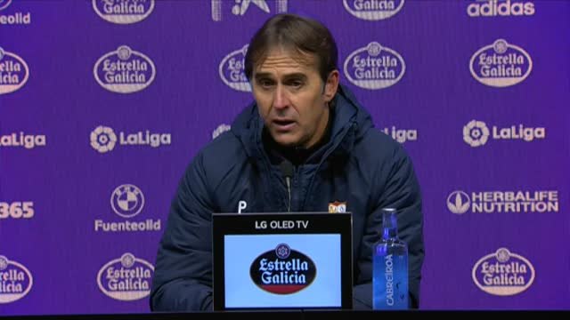 Lopetegui cree que el punto es injusto y que el Sevilla mereció ganar